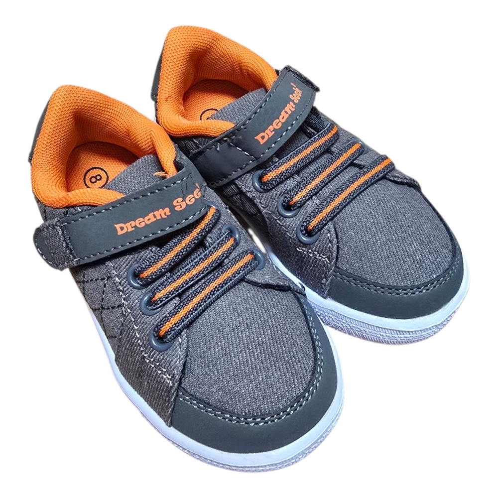 Dream Seek Boys Toddler Athletic Casual Strap Fashion Sneakers